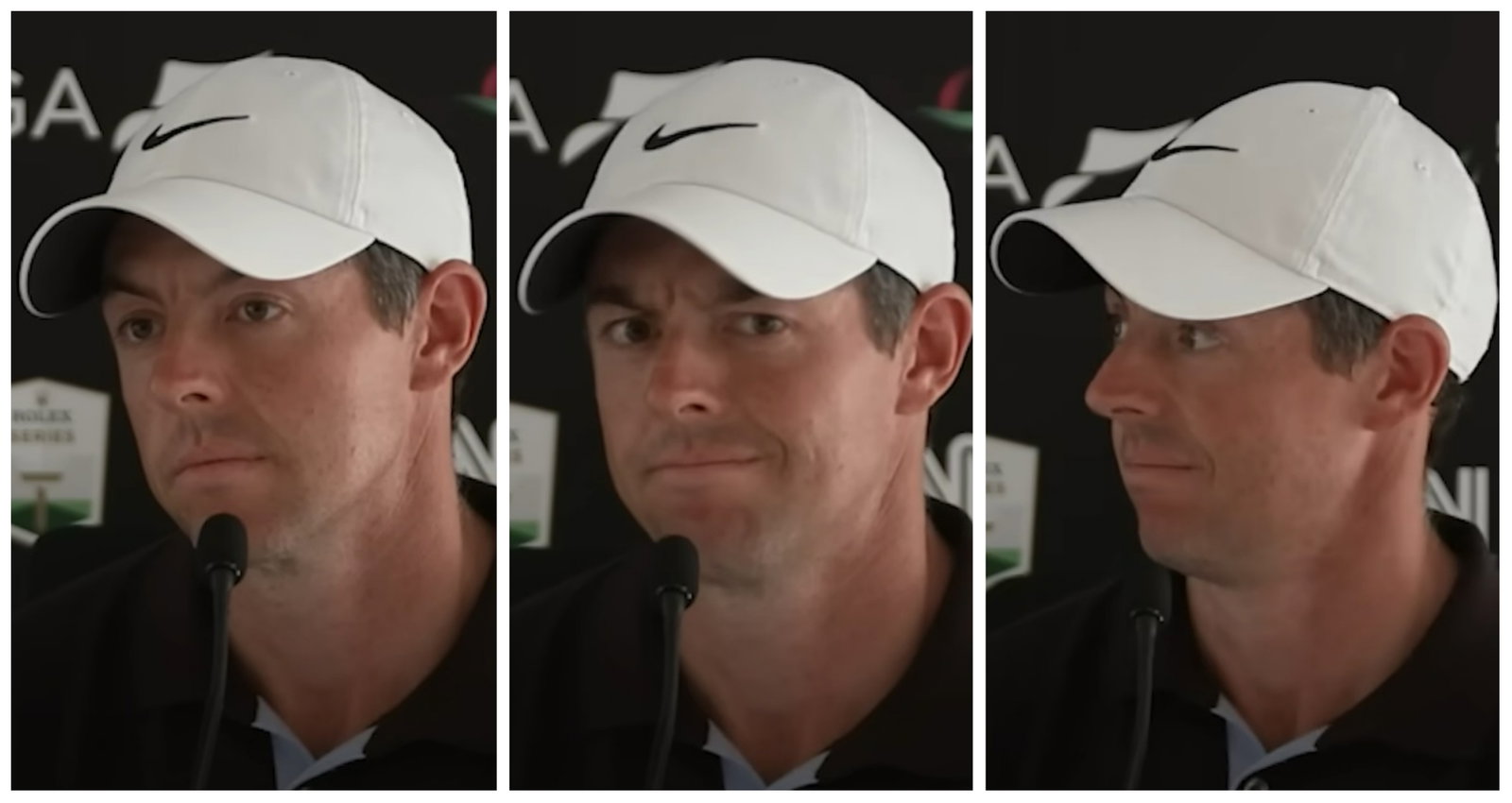 Watch Rory McIlroy's utterly hilarious reaction to Patrick Reed question